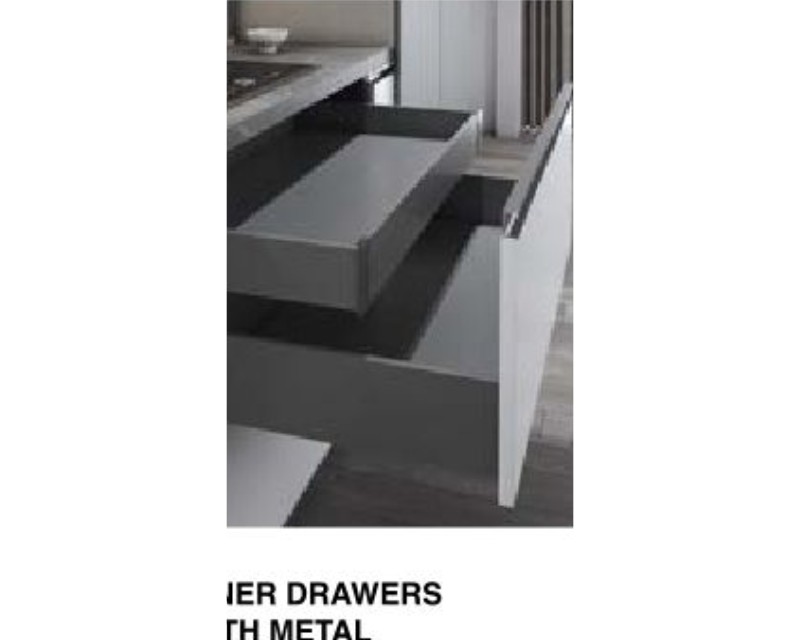 Slim Pro Ergotec Inner Drawer - Metal Front Panel