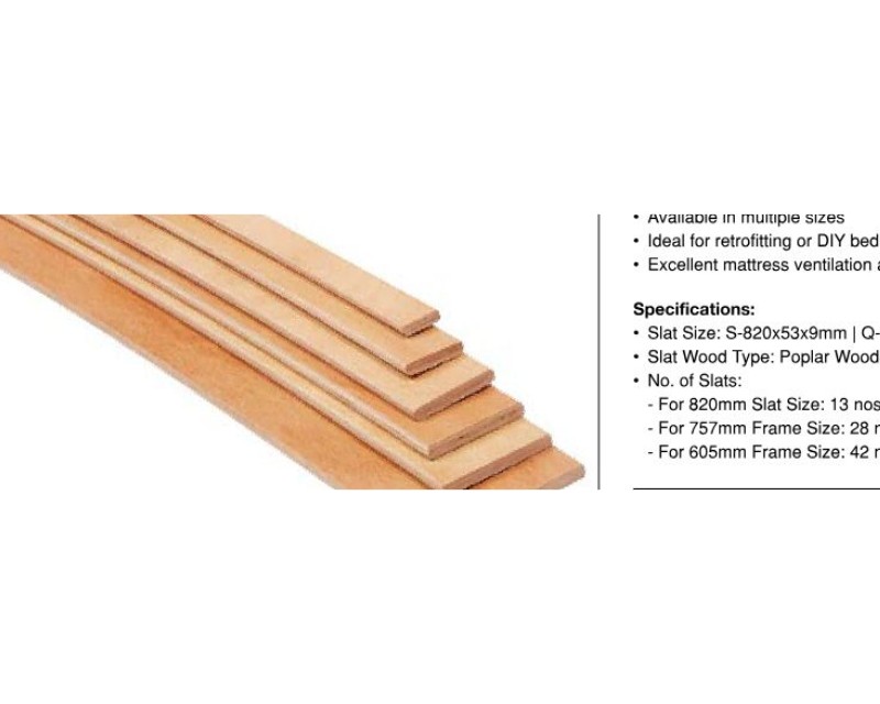 Wooden Slats