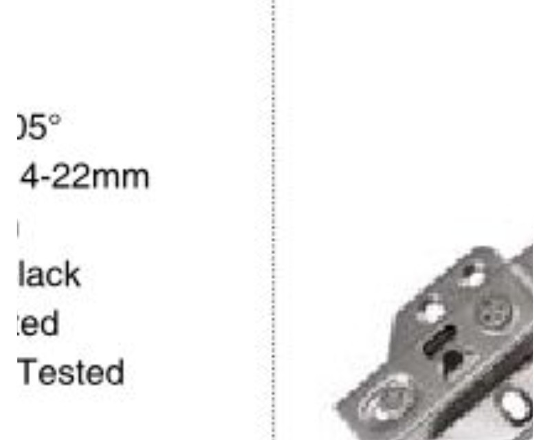 Stainless Steel Soft Close 2D Clip-On Hinge