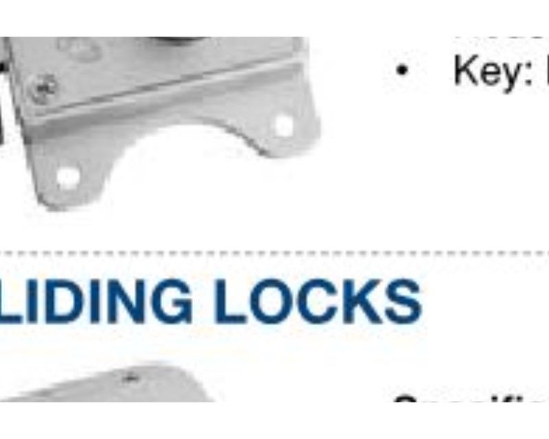 Center Sliding Locks
